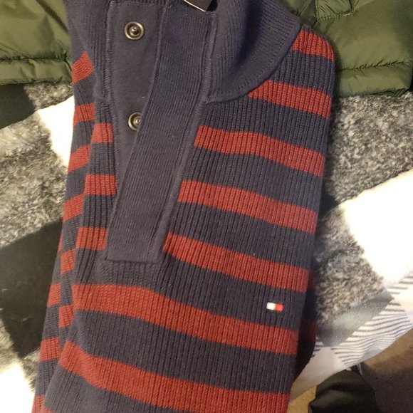 Tommy Hilfiger Other - Tommy Hilfiger thick warm long sleeve quarter snap sweater